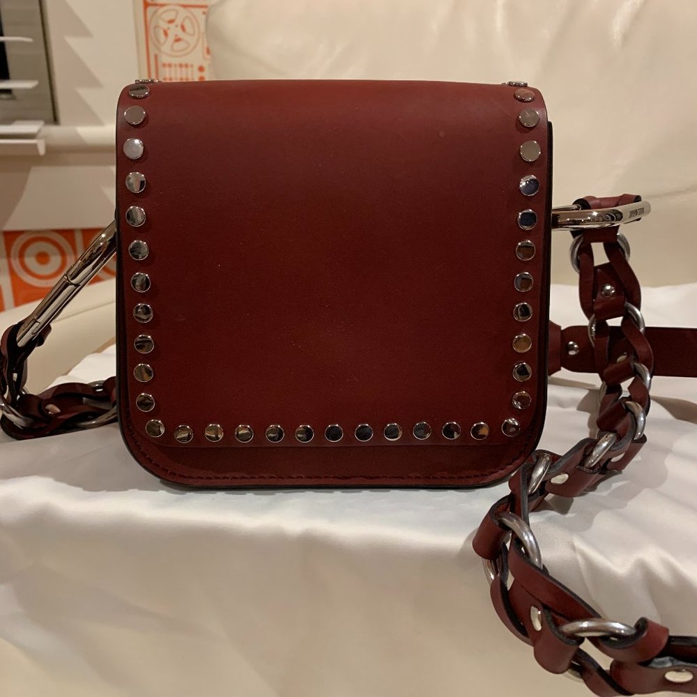 NWT Isabel Marant Minza Leather Cross-body Bag